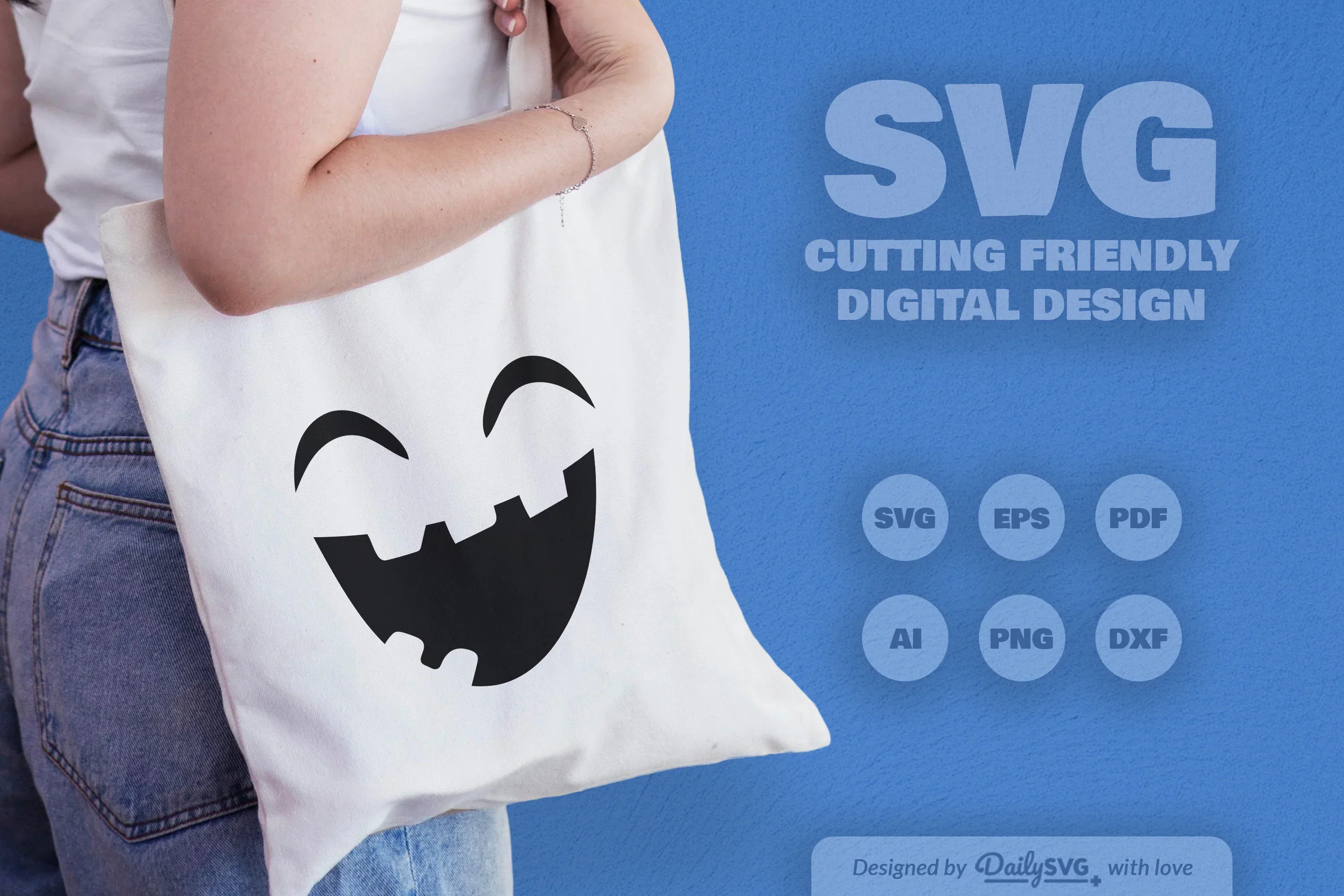 Halloween Pumpkin Face SVG Bundle - Image 4