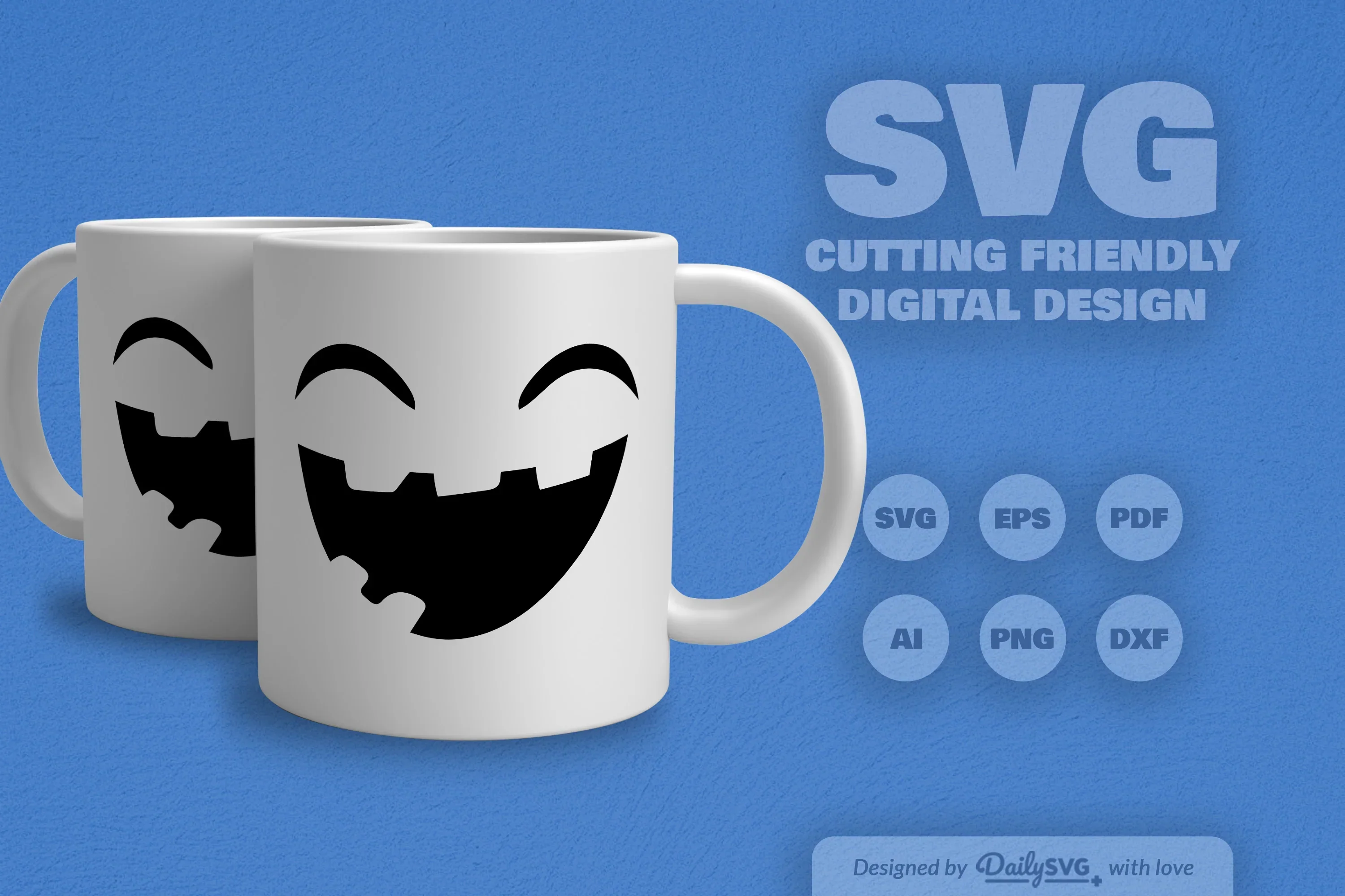 Halloween Pumpkin Face SVG Bundle - Image 5