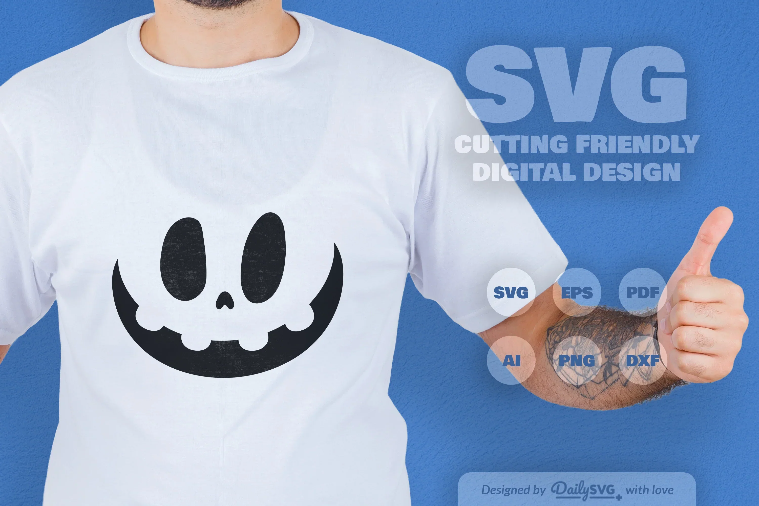 Halloween Pumpkin Face SVG Bundle - Image 3