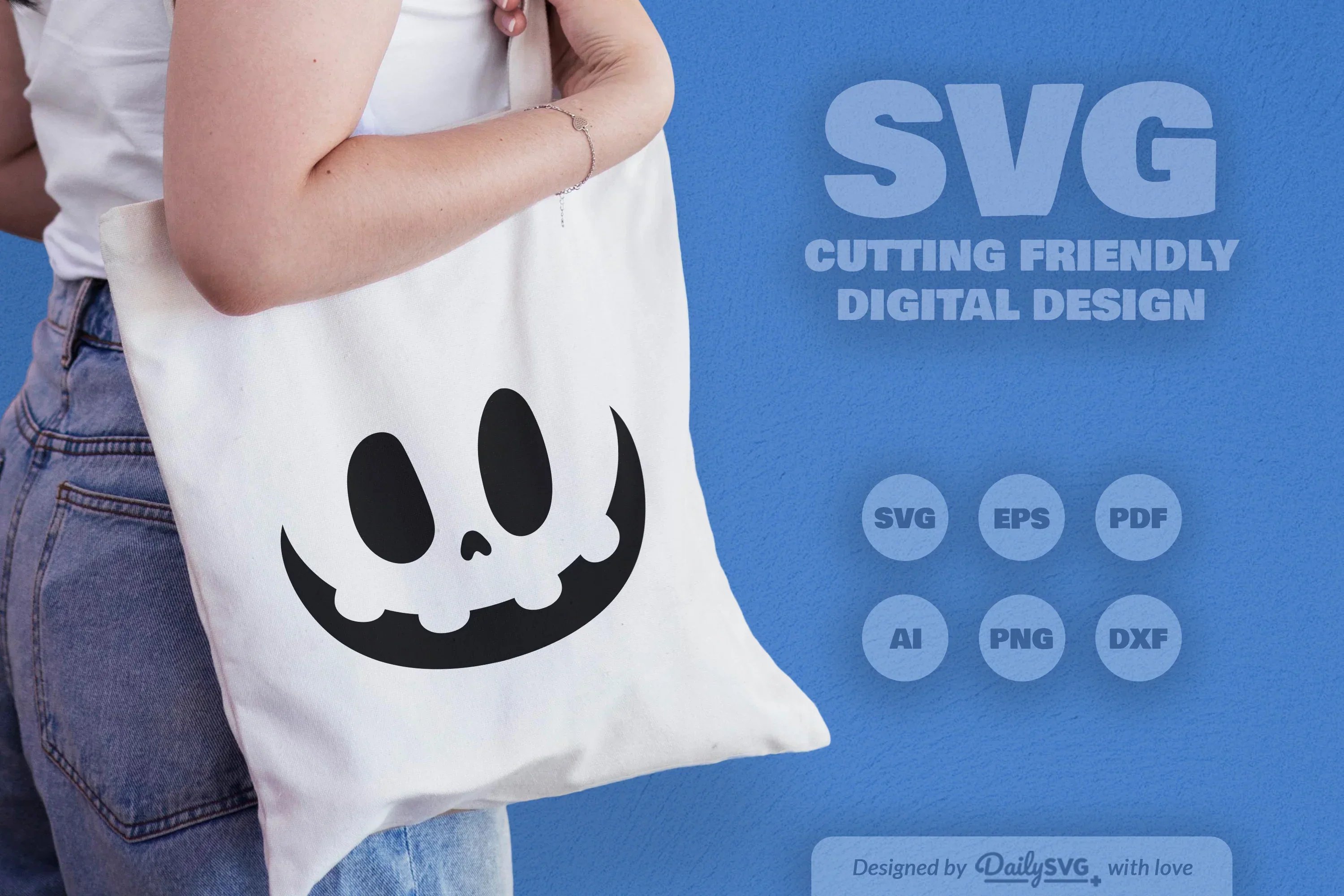 Halloween Pumpkin Face SVG Bundle - Image 4