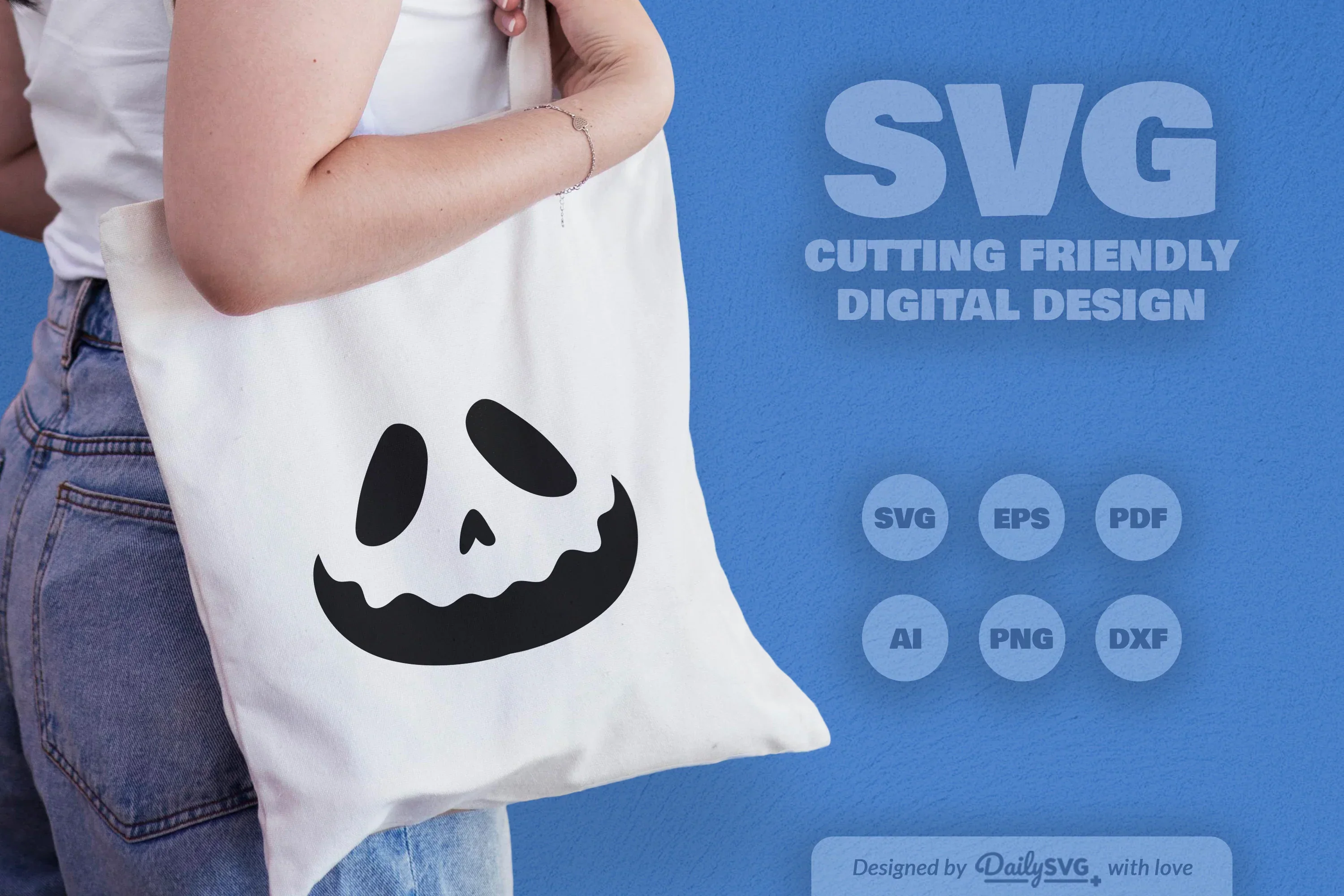 Halloween Pumpkin Face SVG Bundle - Image 4