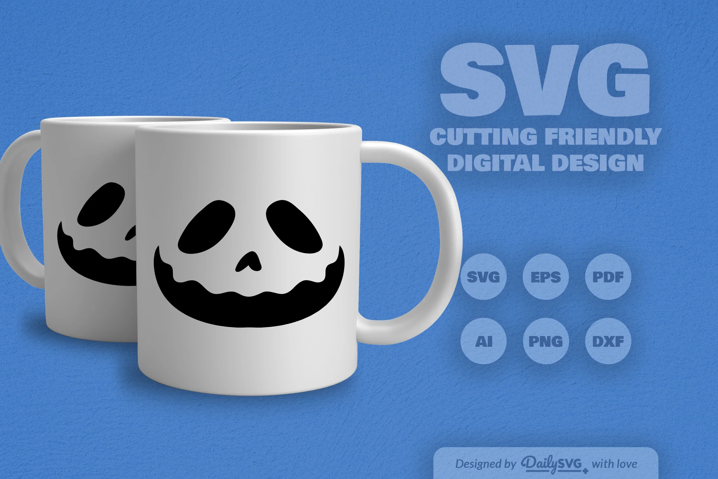 Halloween Pumpkin Face SVG Bundle - Image 5