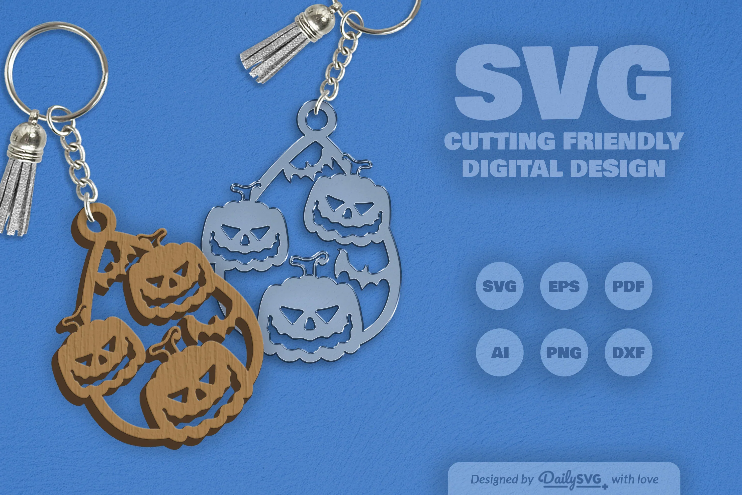 Halloween Pumpkin Tear Drop SVG Bundle - Image 2