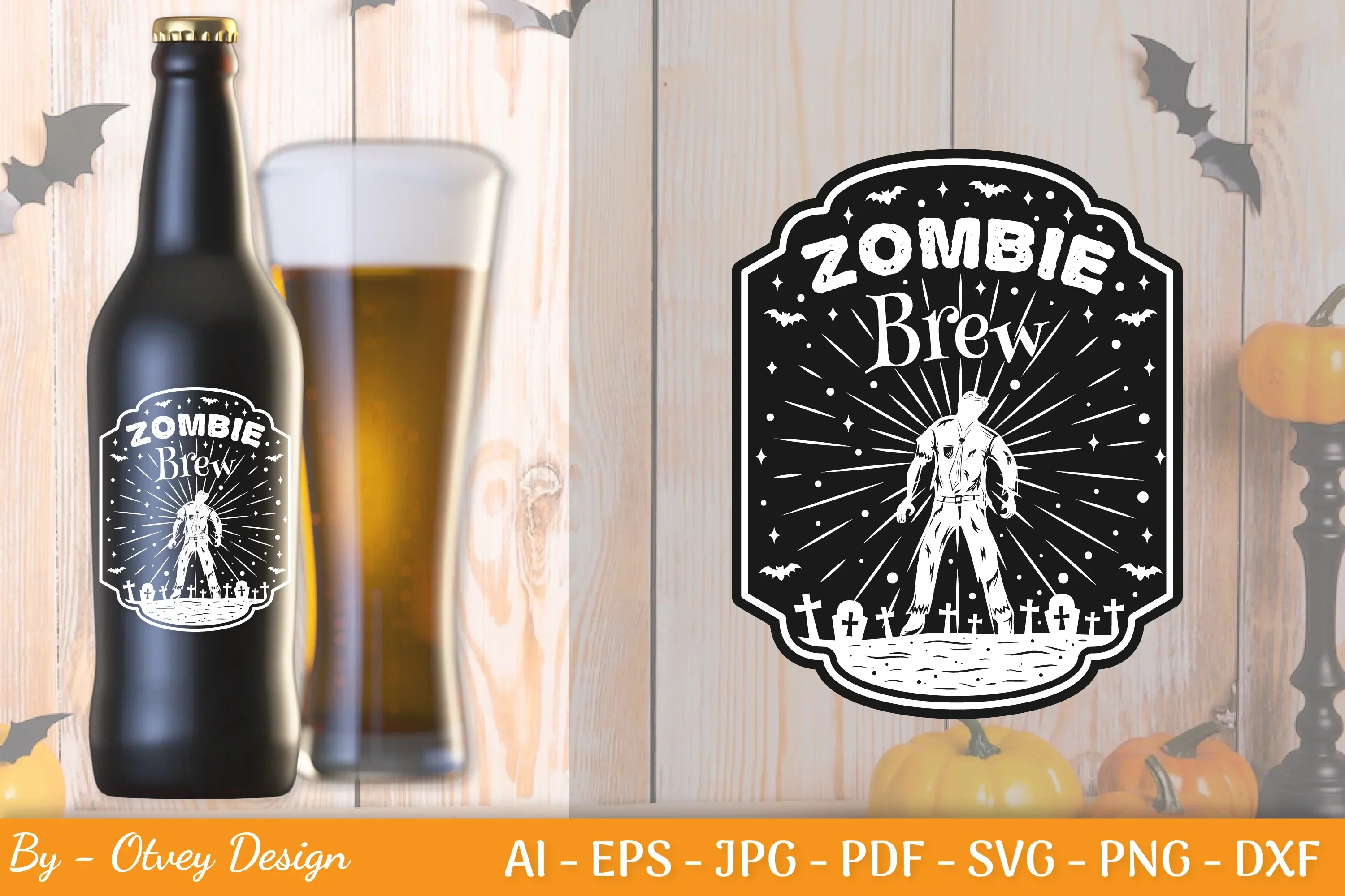 Halloween Spooky Label SVG Bundle