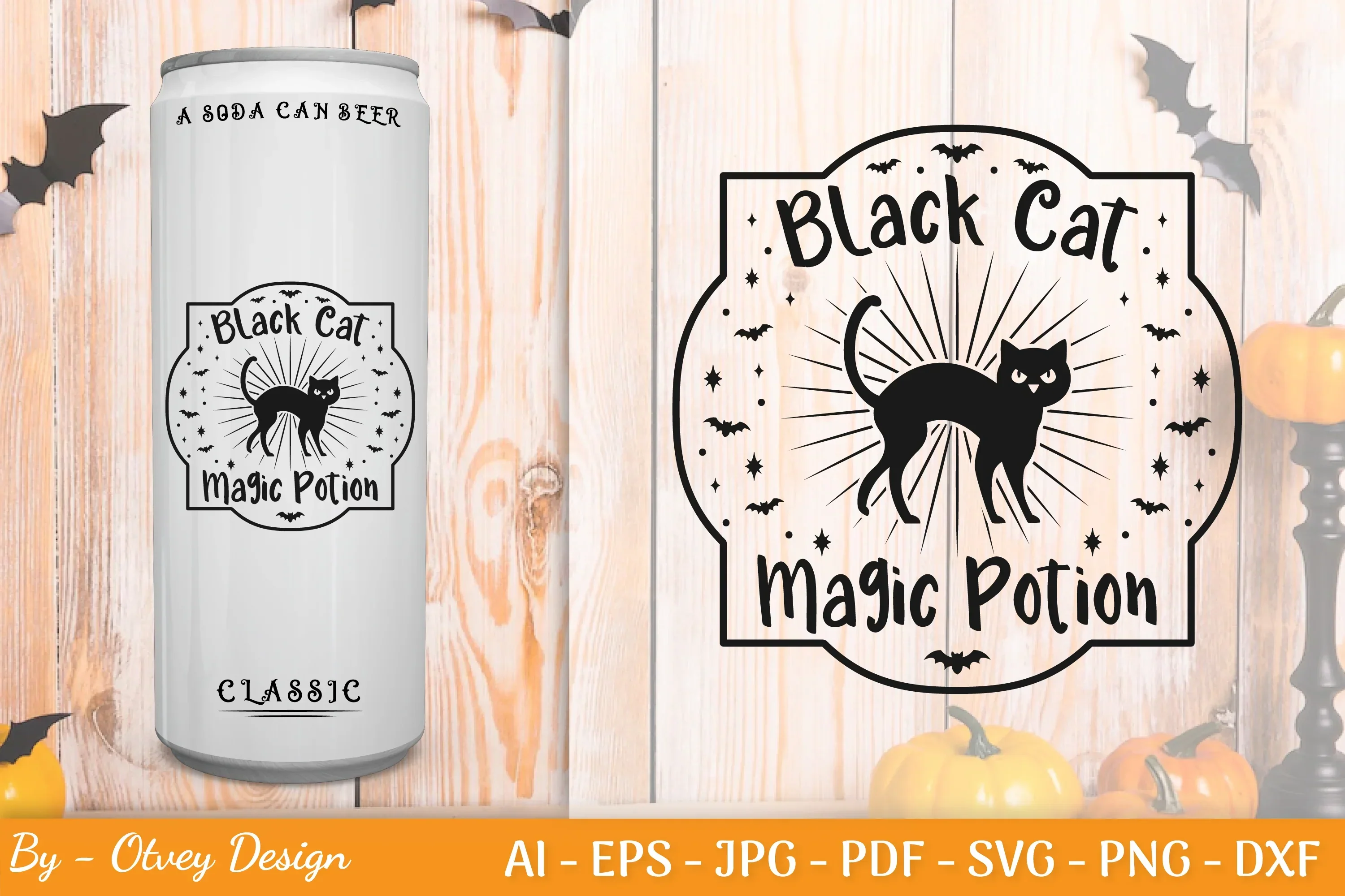 Halloween Spooky Label SVG Bundle