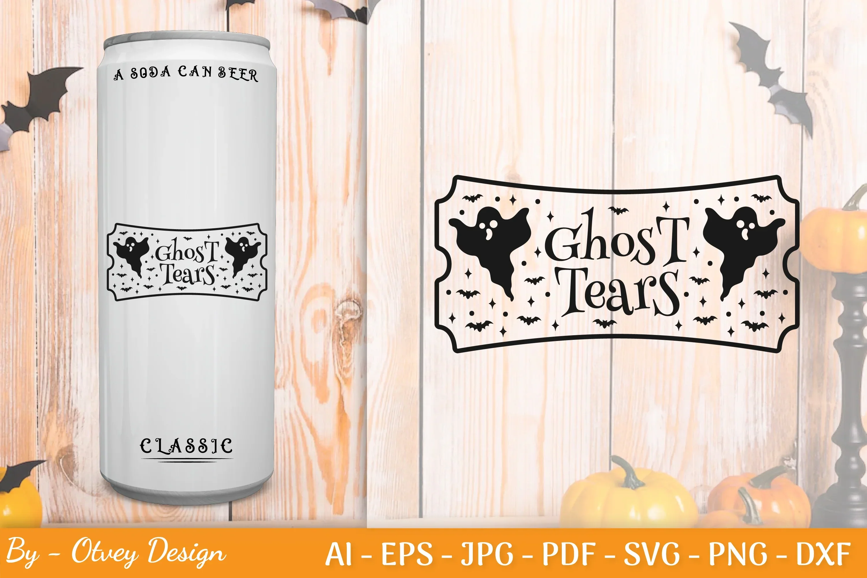 Halloween Spooky Label SVG Bundle