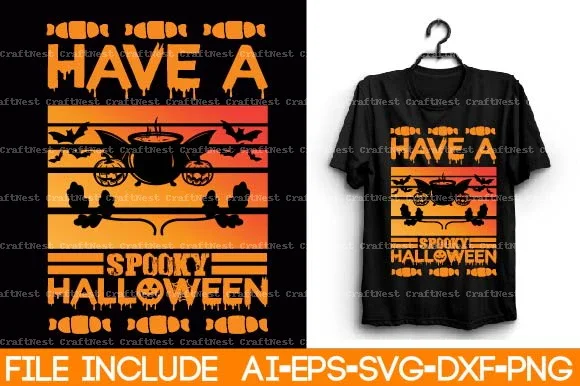 Halloween T-Shirt SVG Bundle - Image 9