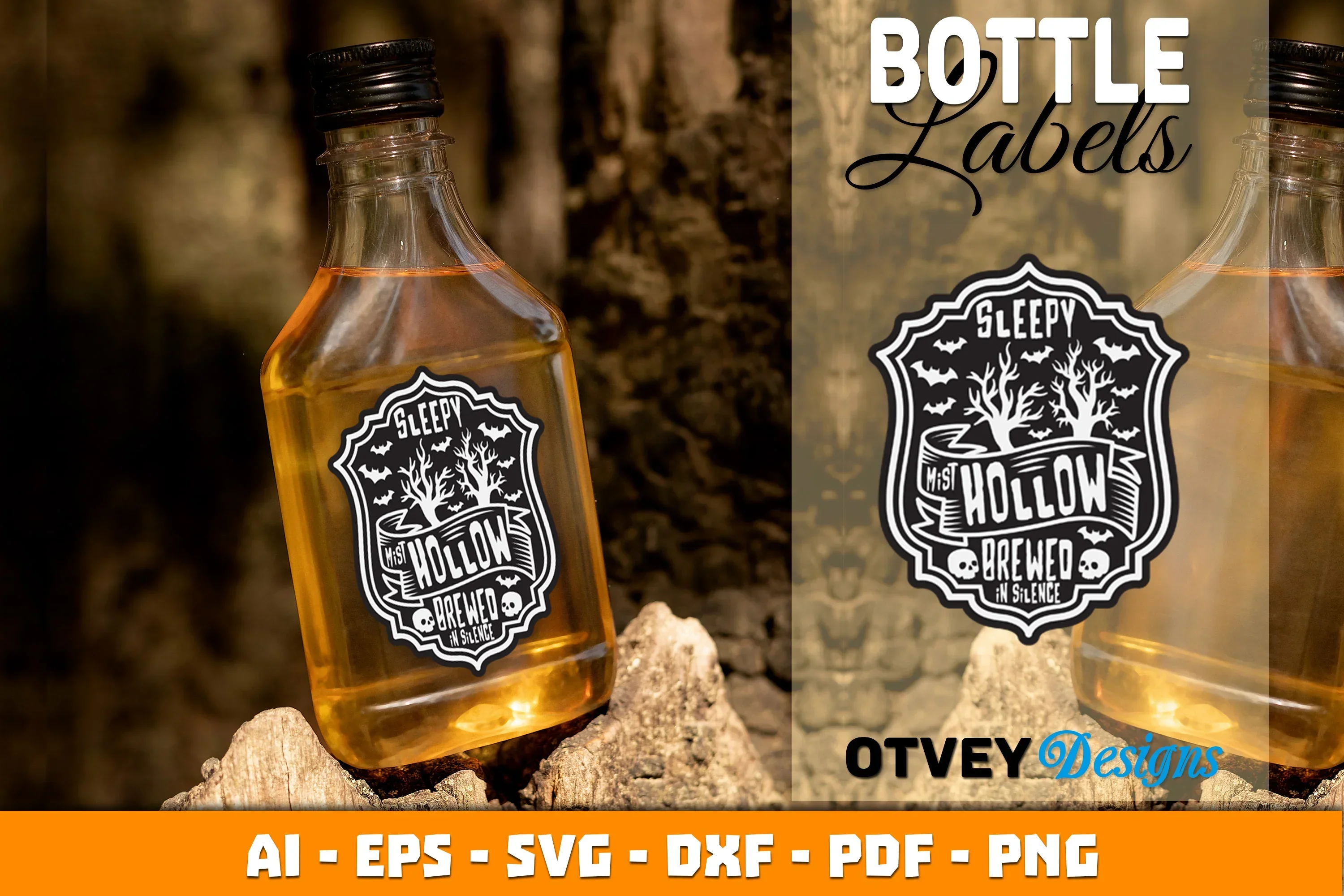 Halloween Witch Potion Bottle Labels SVG Bundle - Image 3