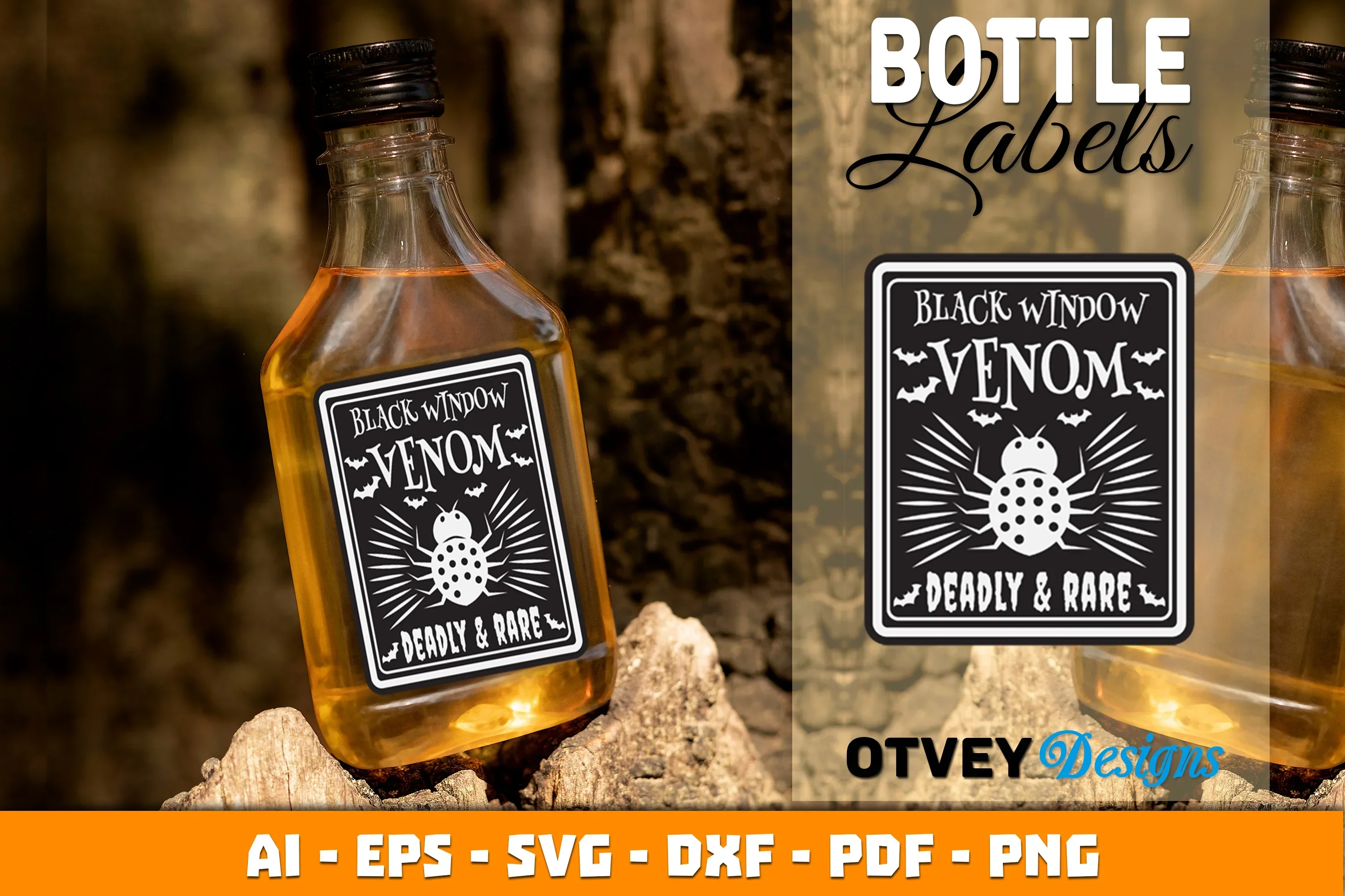 Halloween Witch Potion Bottle Labels SVG Bundle - Image 3