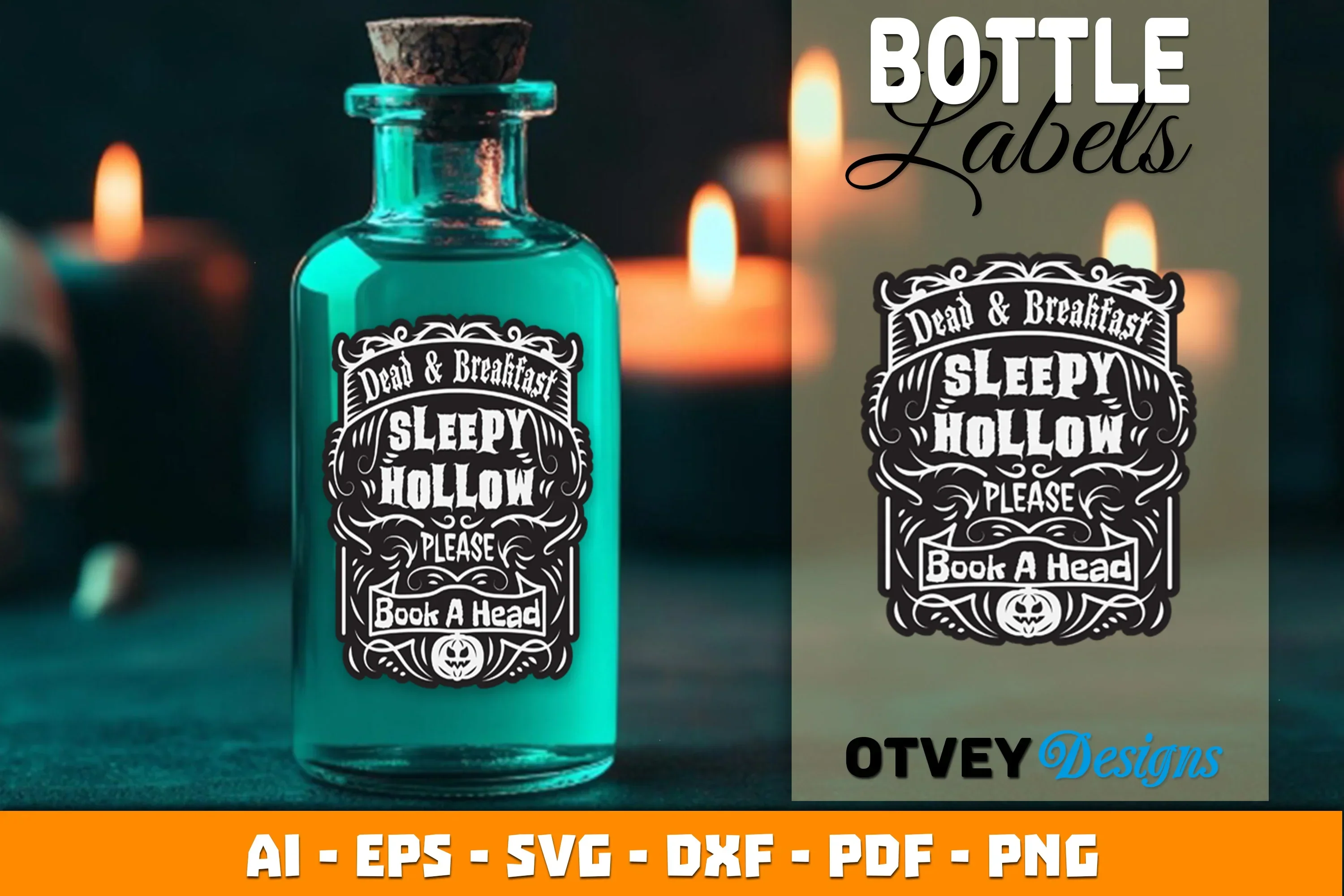 Halloween Witch Potion Label SVG Bundle - Image 3