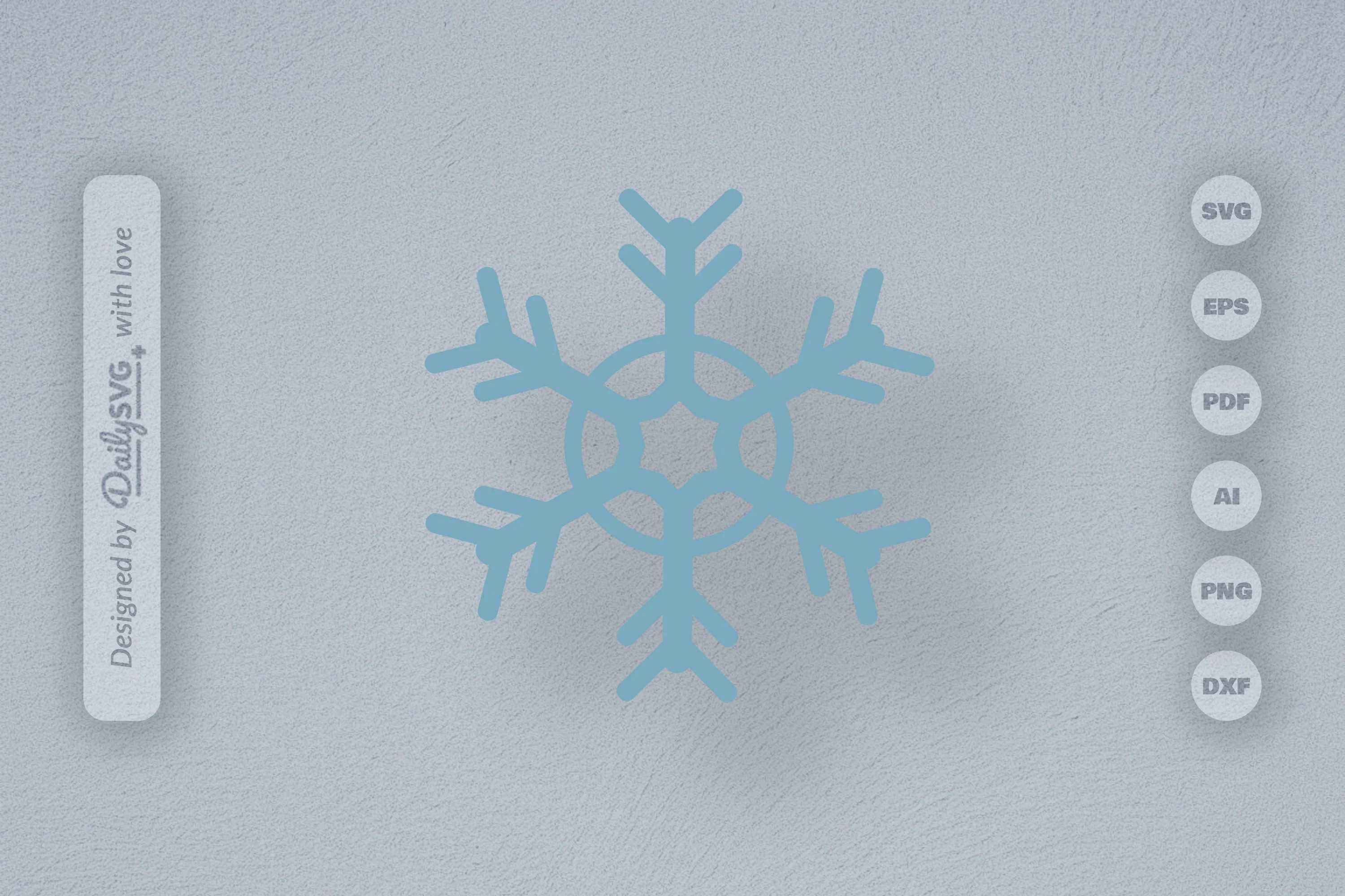 Hand-Drawn Snowflake SVG Bundle for Crafts & Design