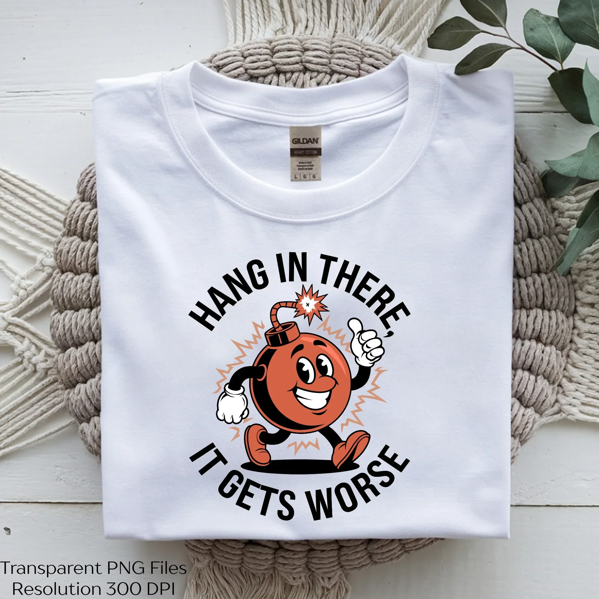 Hang In There It Gets Worse SVG Bundle