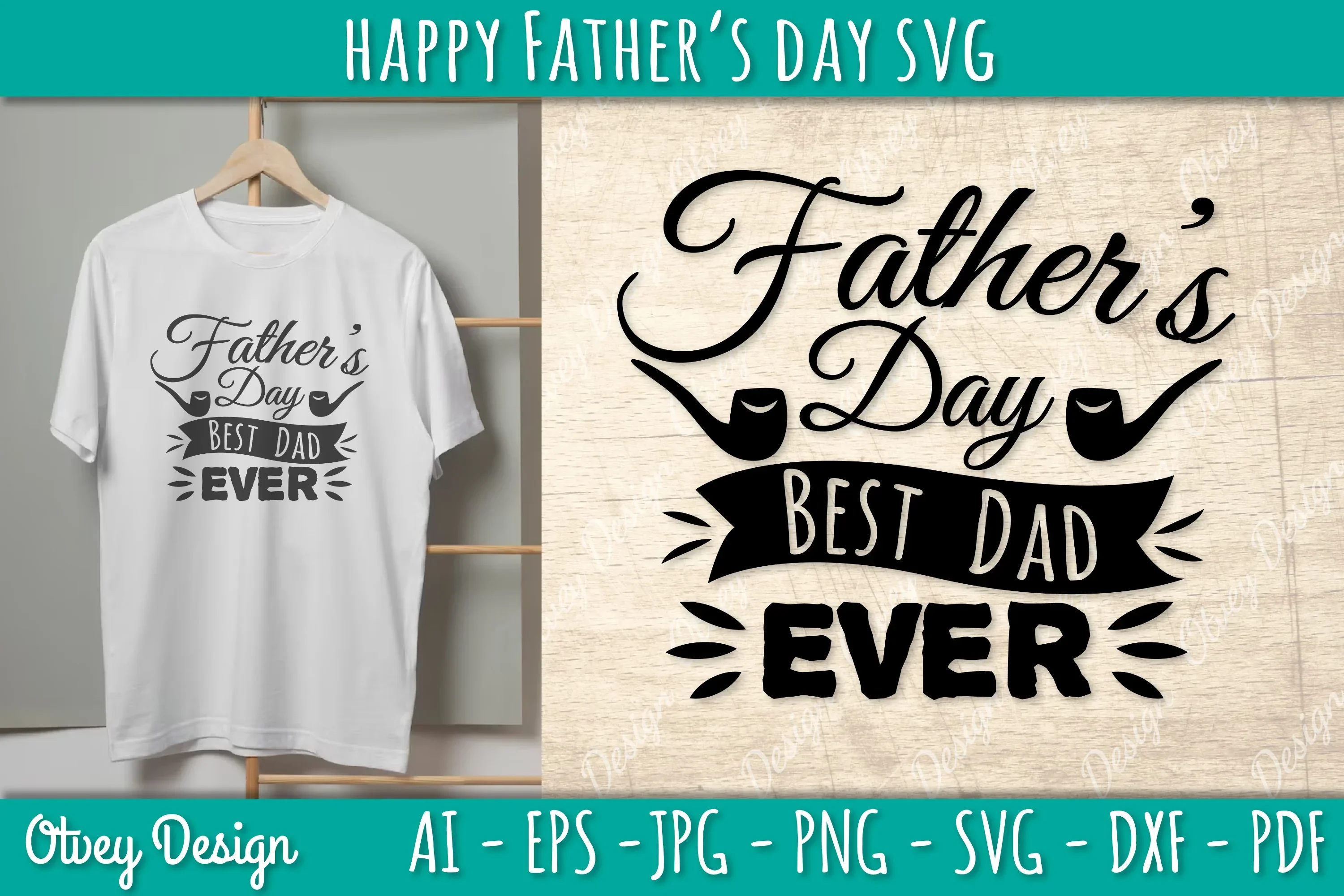 Happy Father's Day SVG Bundle - Image 4