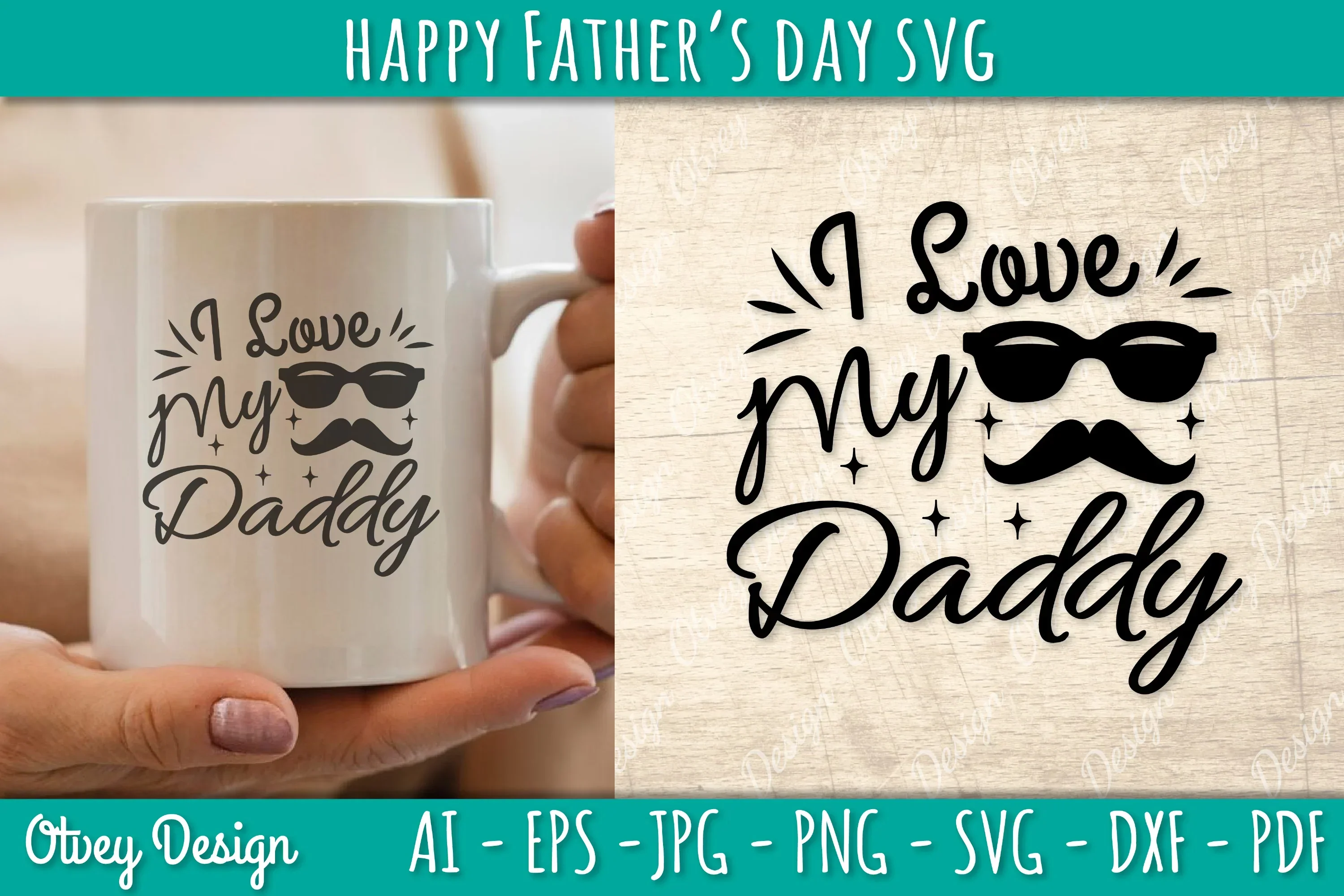Happy Father's Day SVG Bundle - Image 3