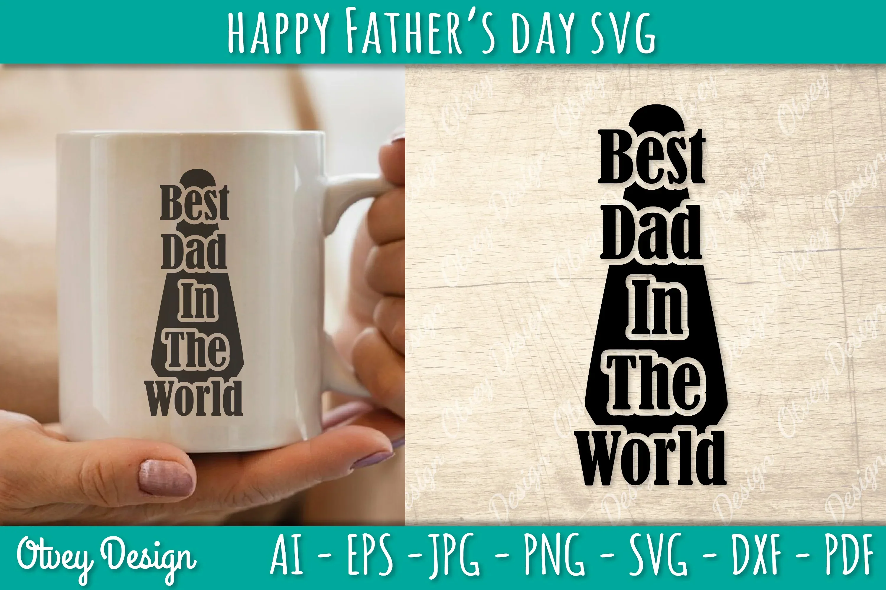 Happy Father's Day SVG Bundle - Image 3