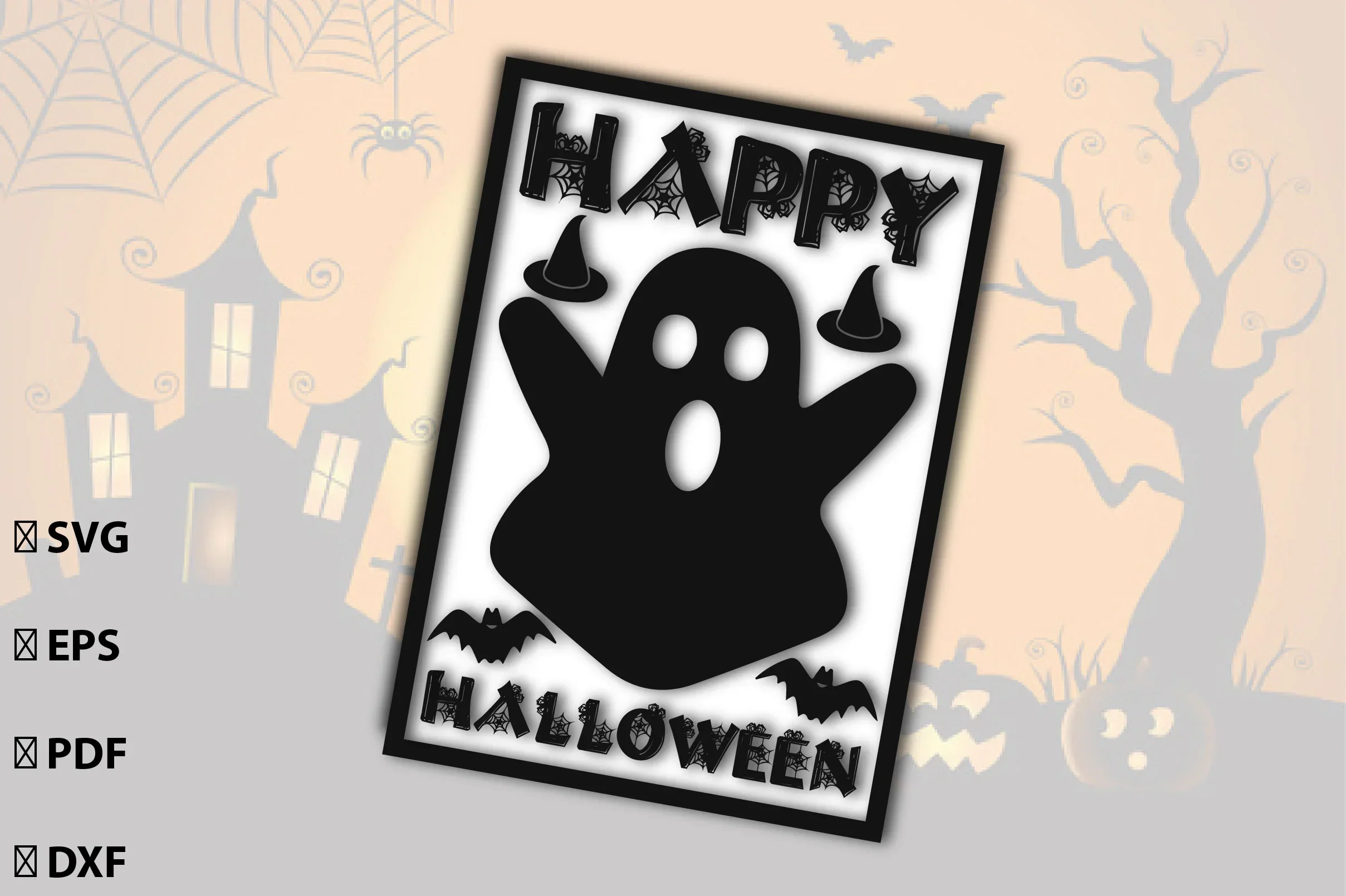 Happy Halloween Card SVG Bundle - Image 5