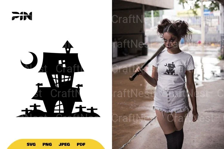 Haunted House Halloween SVG Bundle
