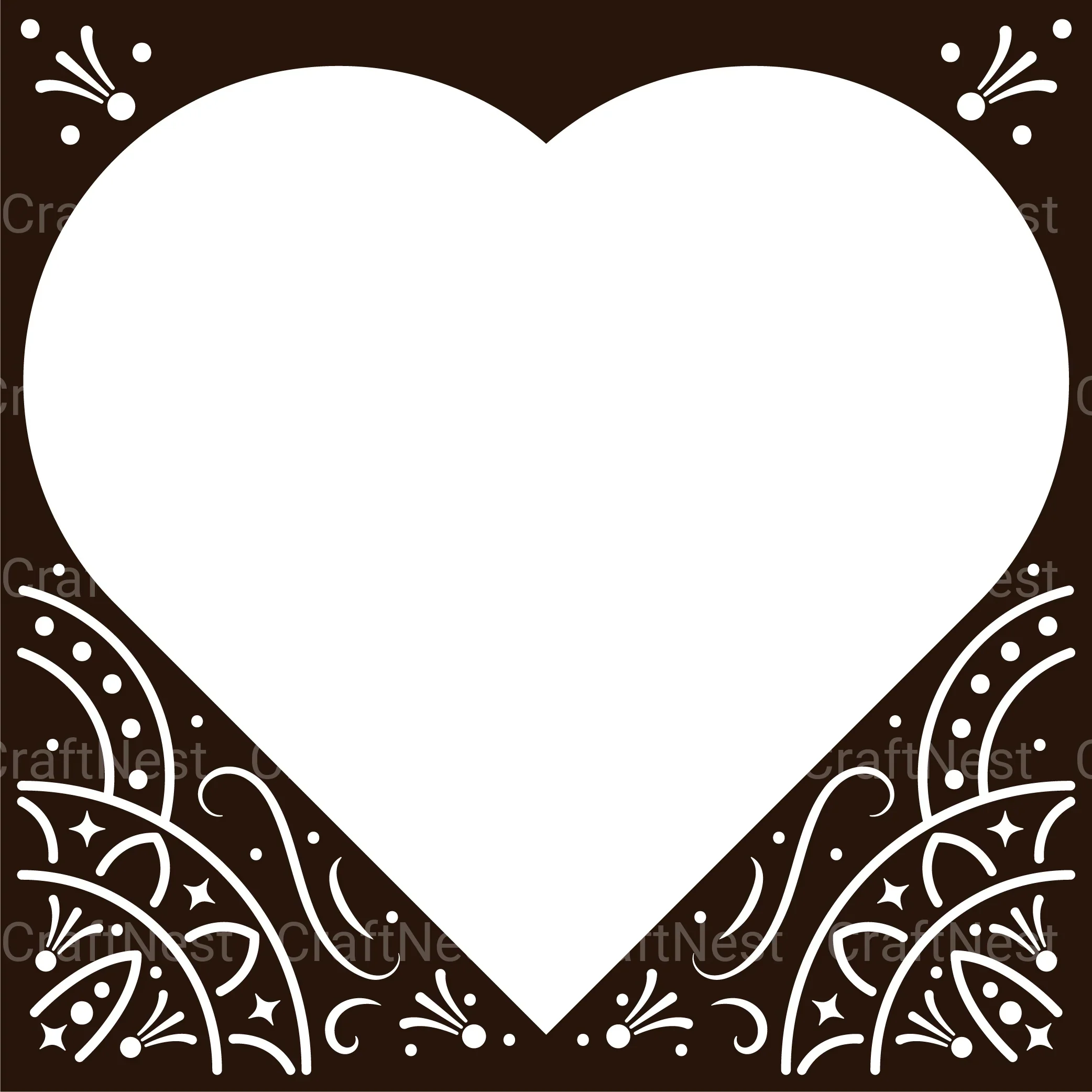 Heart Mandala 3D Layered Papercut Clipart Bundle - Image 6