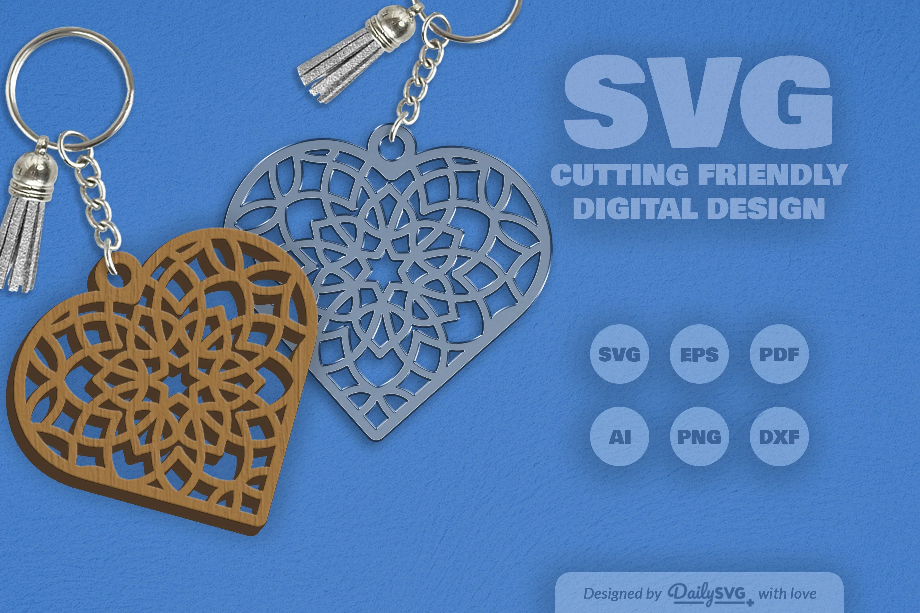 Heart Mandala SVG Bundle - Image 2
