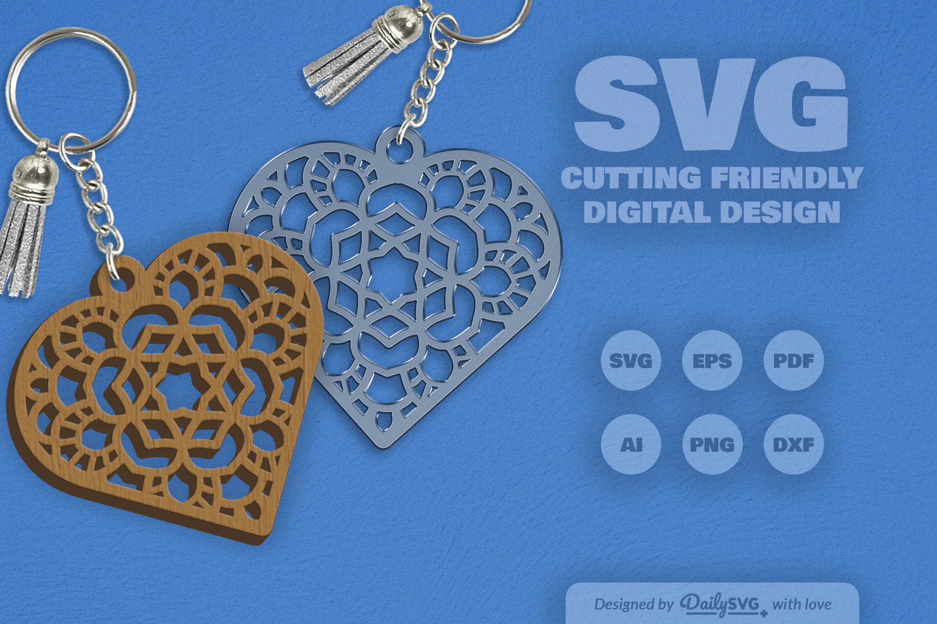 Heart Mandala SVG Bundle - Image 2
