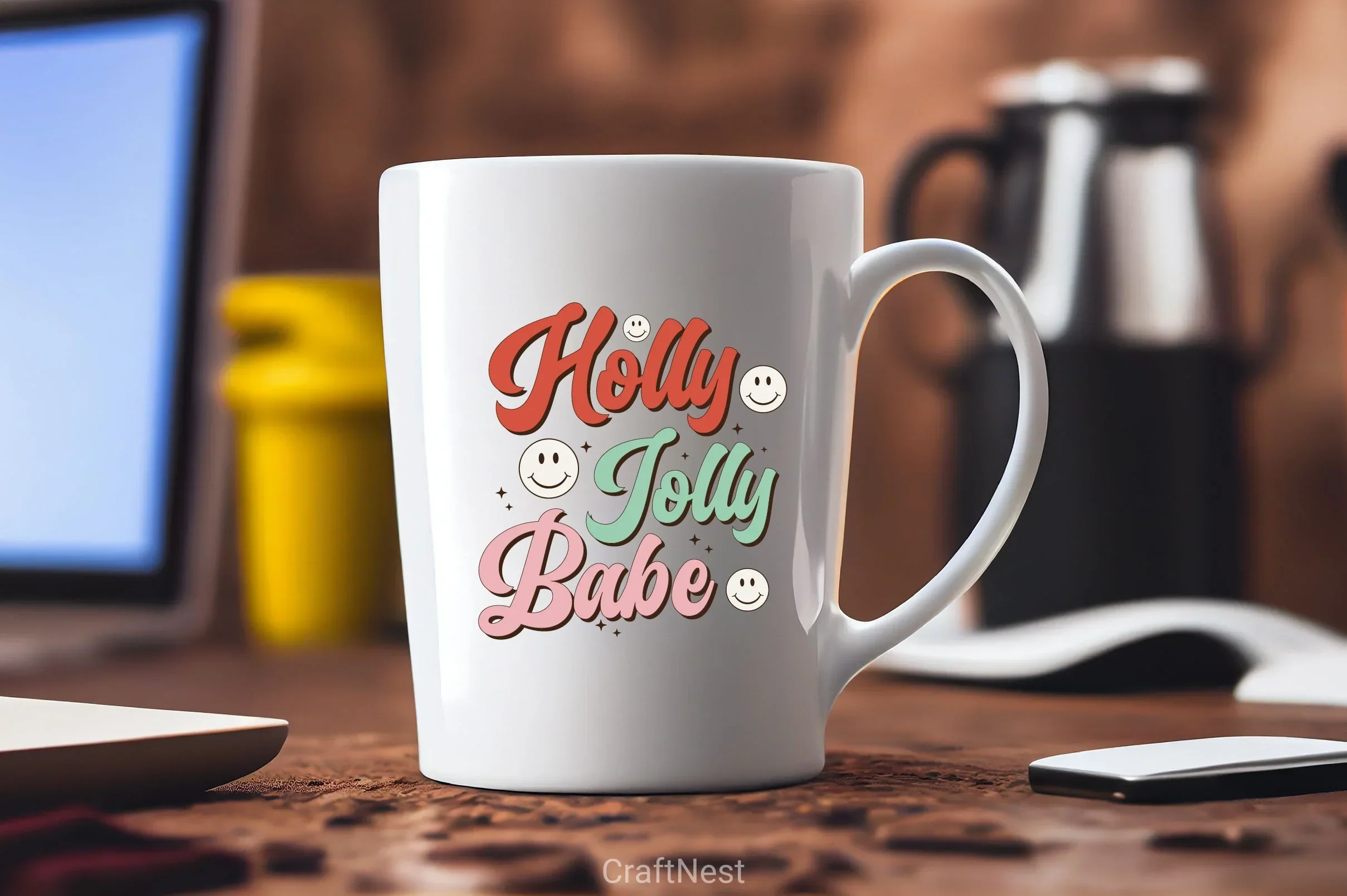 Holly Jolly Babe SVG Bundle - Image 3