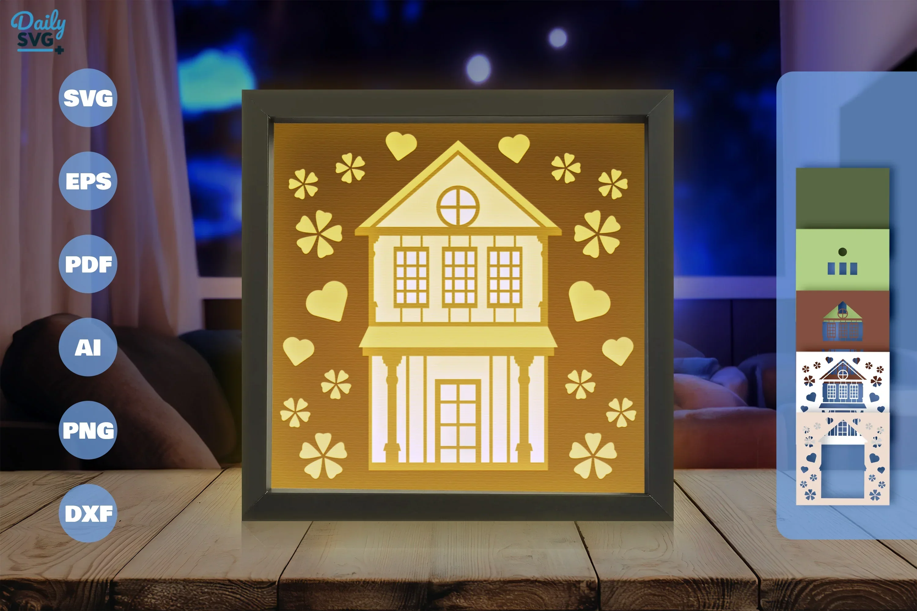 Home Sweet Papercut SVG Bundle - Image 3