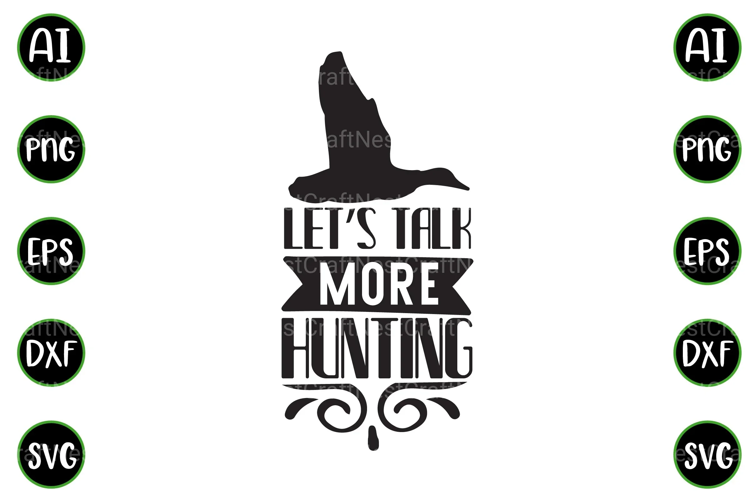 Hunting Quotes Design Bundle - Image 5