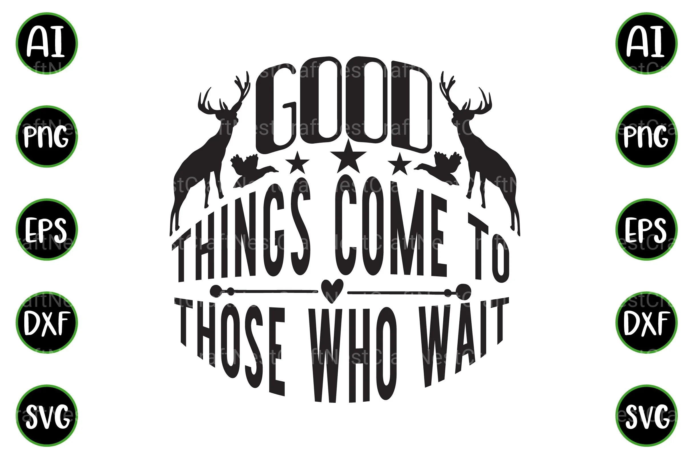 Hunting Quotes Design Bundle - Image 7
