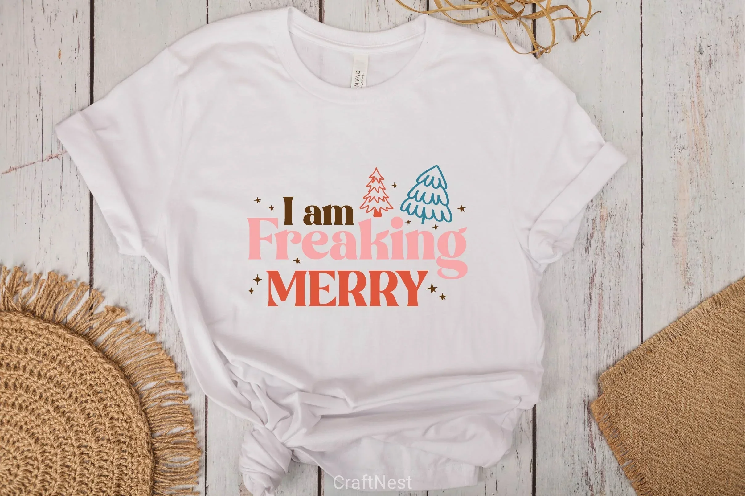 I Am Freaking Merry SVG Bundle - Image 3