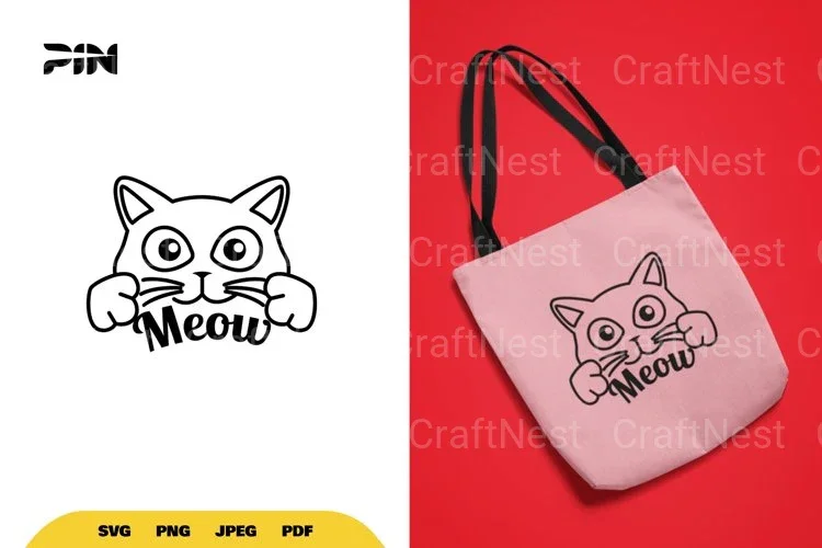 Kawaii Cat Doodle SVG Bundle