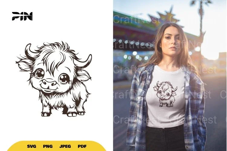 Kawaii Cow Chibi and Cute SVG Bundle