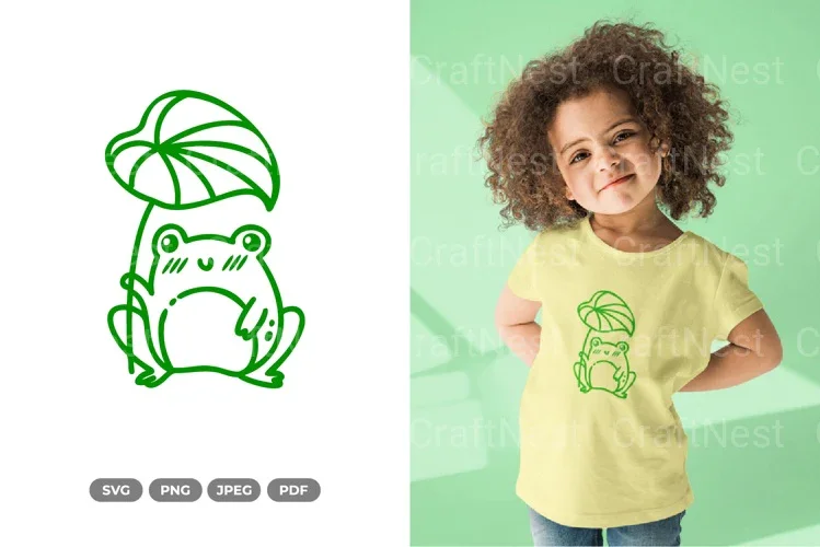 Kawaii Frog SVG Bundle