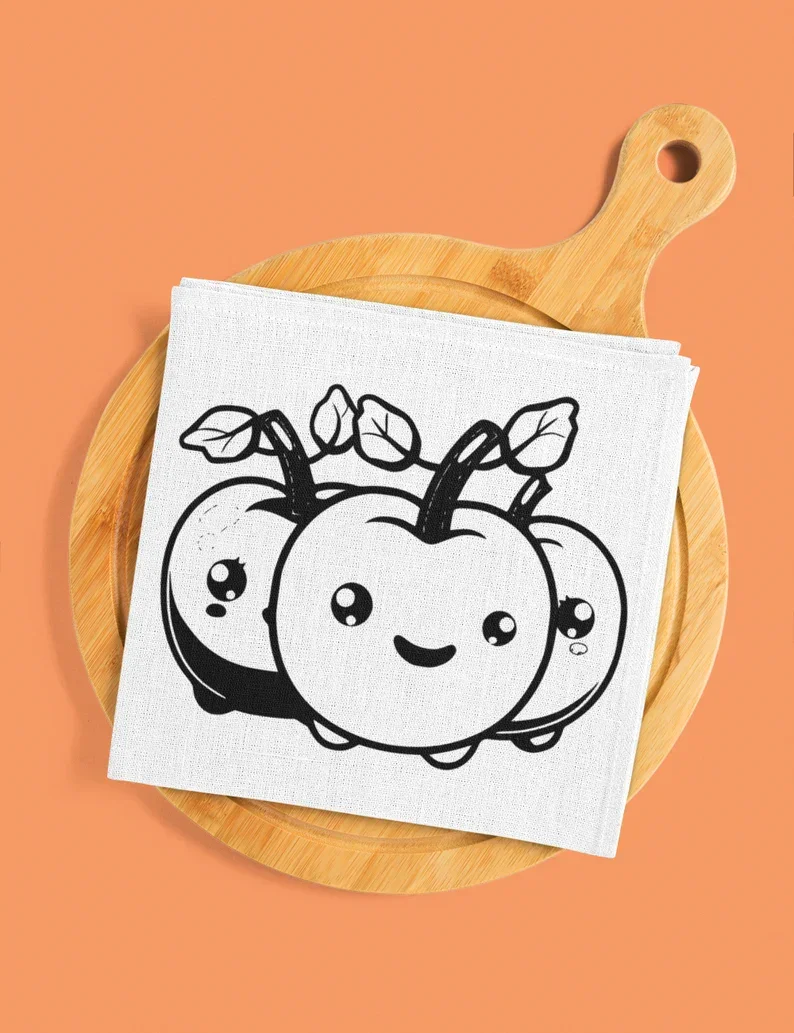 Kawaii Fruits SVG Bundle - Image 8