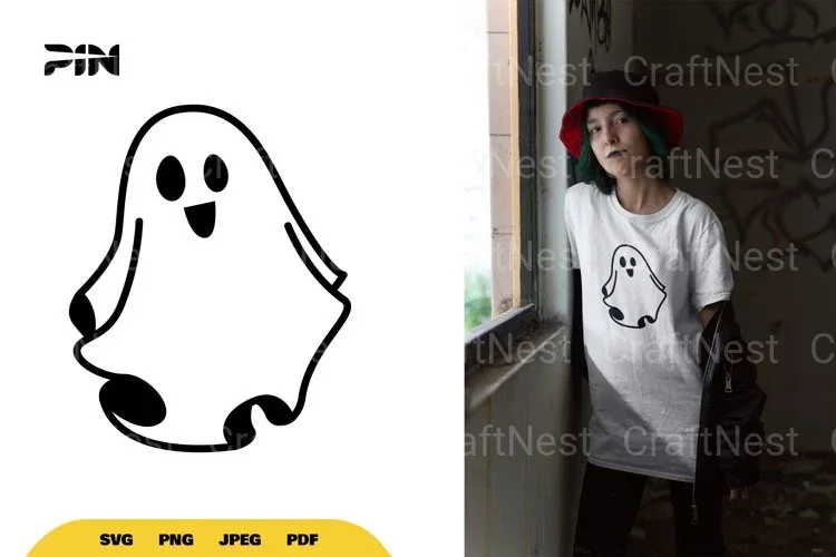 Kawaii Ghost Halloween SVG Bundle