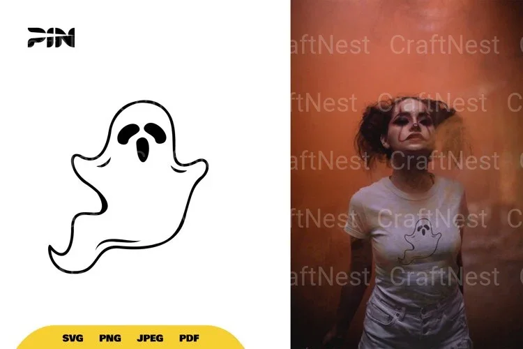 Kawaii Ghost Halloween SVG Bundle
