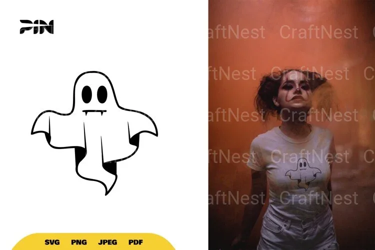 Kawaii Ghost Halloween SVG Bundle