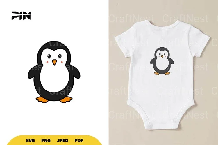 Kawaii Penguin SVG Bundle