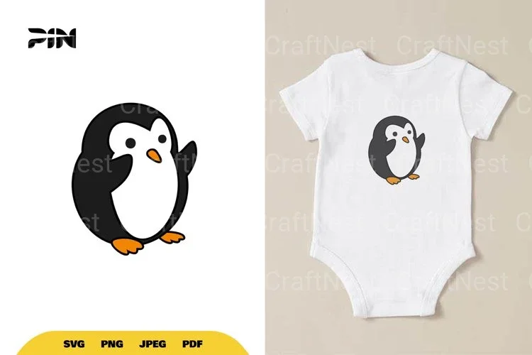 Kawaii Penguin SVG Bundle