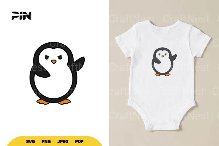 Kawaii Penguin SVG Bundle