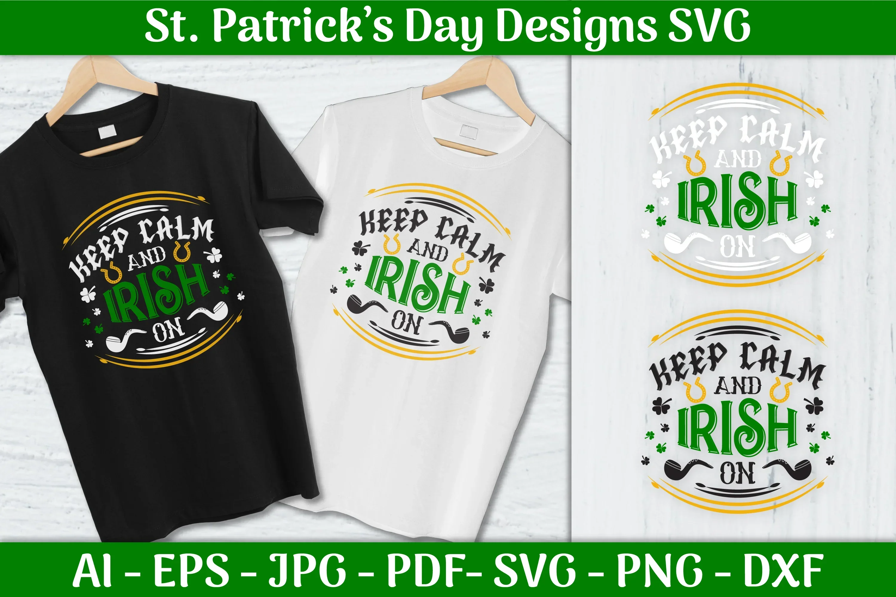 Keep Calm Irish St Patrick's Day SVG Bundle
