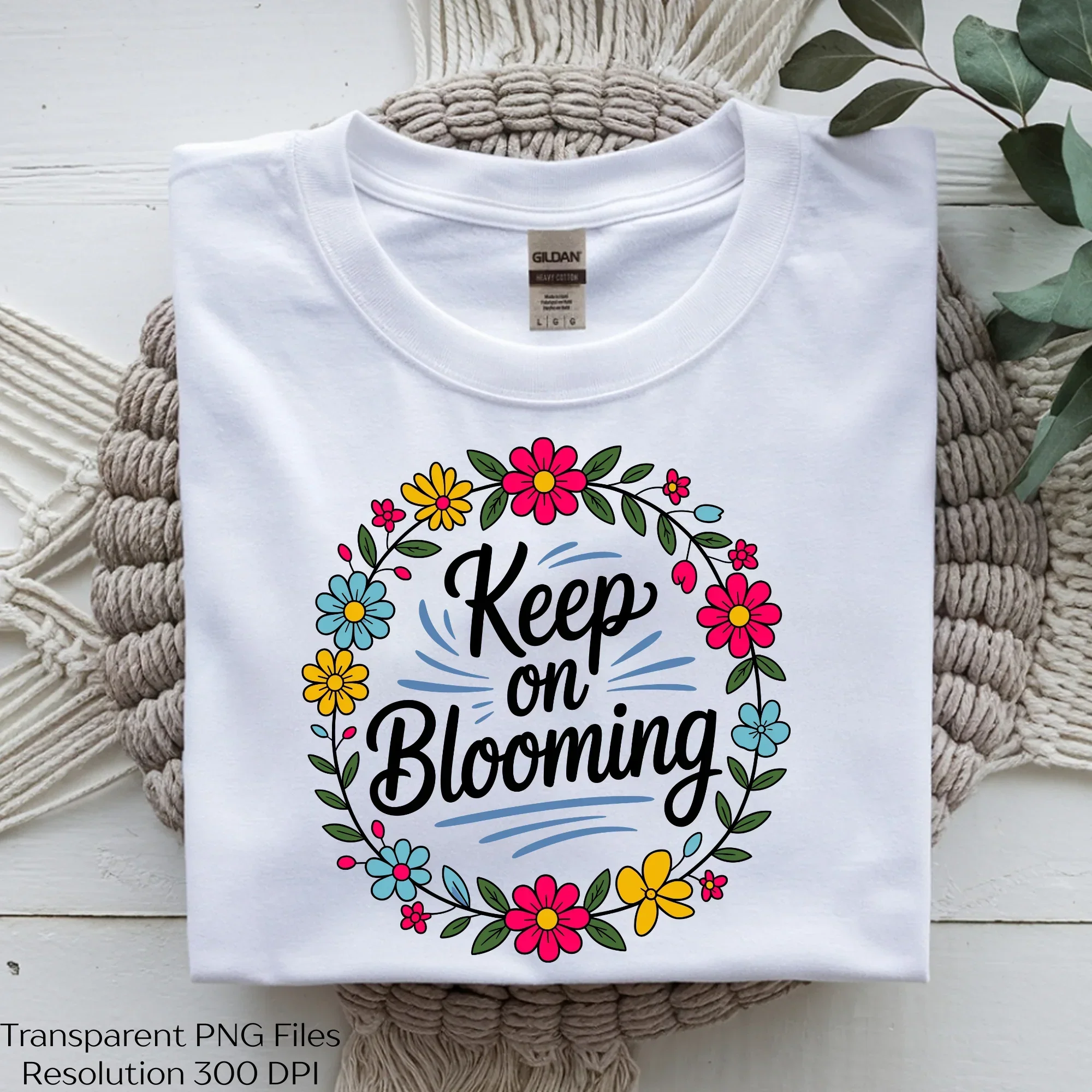 Keep On Blooming Floral Positive Quote SVG Bundle