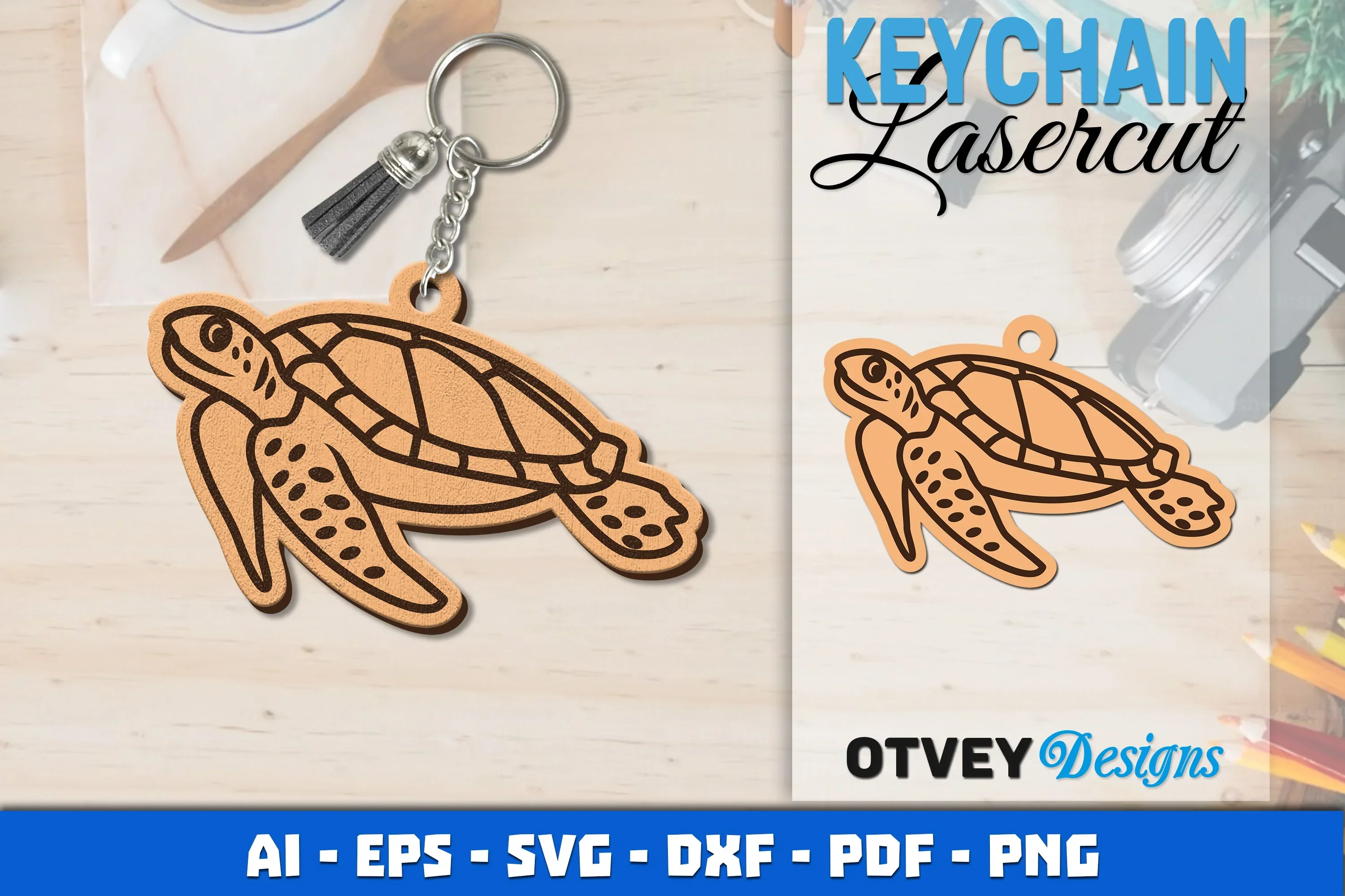 Keychain Sea Animals SVG Bundle