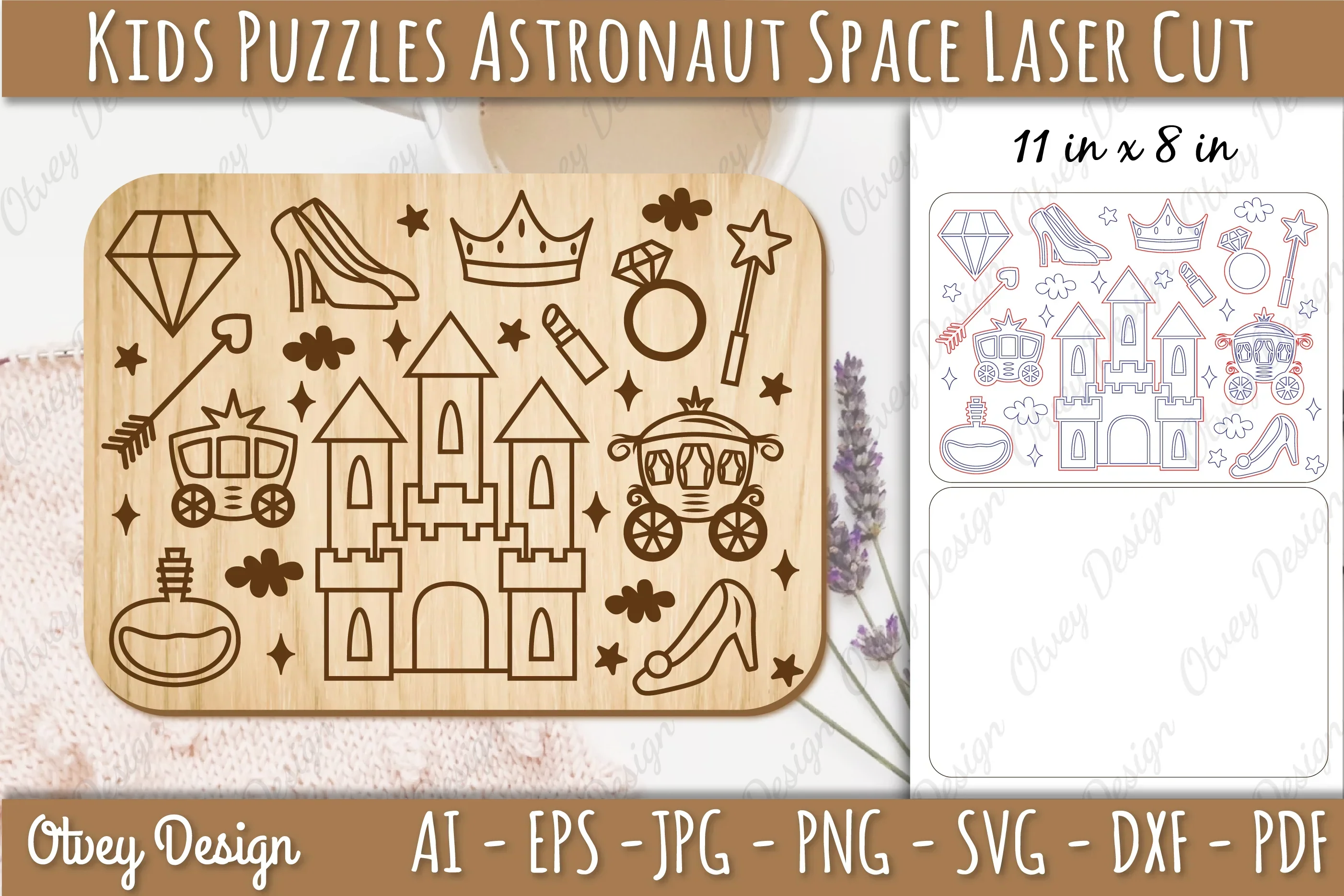 Kids Castle Educational Puzzles SVG Bundle - Image 2