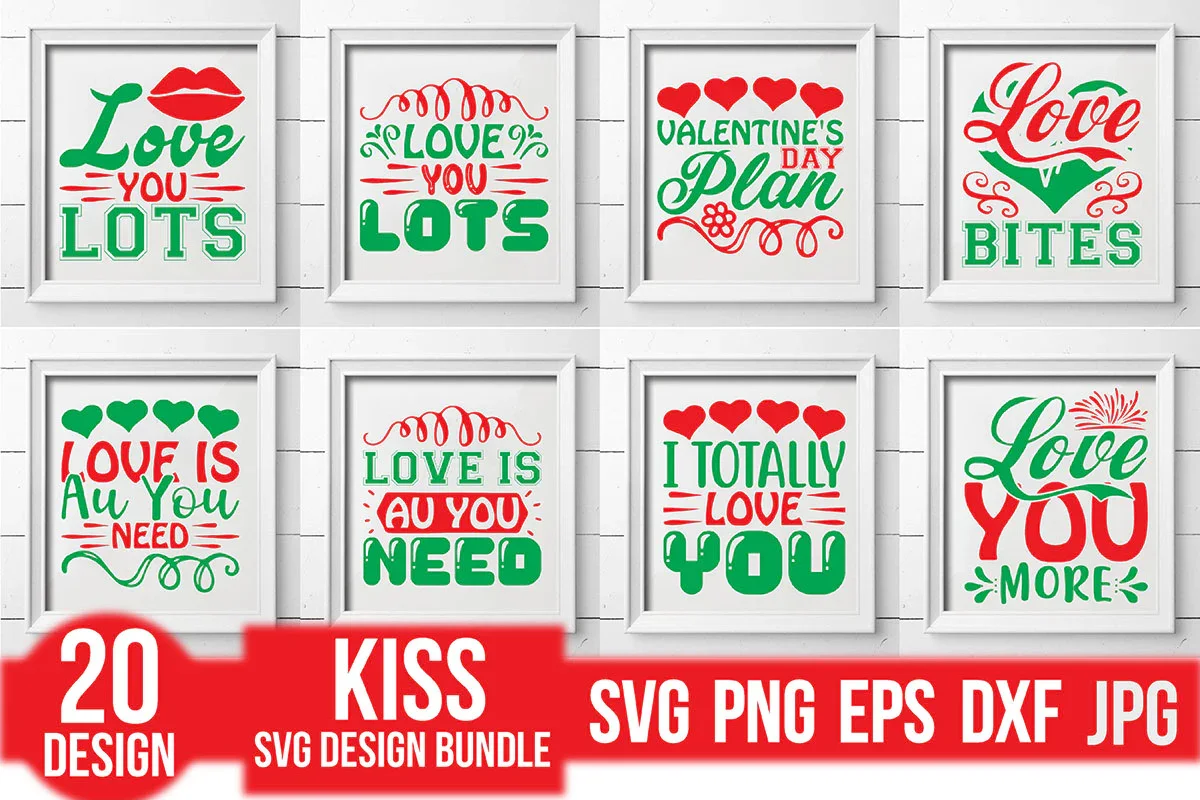 Kiss SVG Bundle