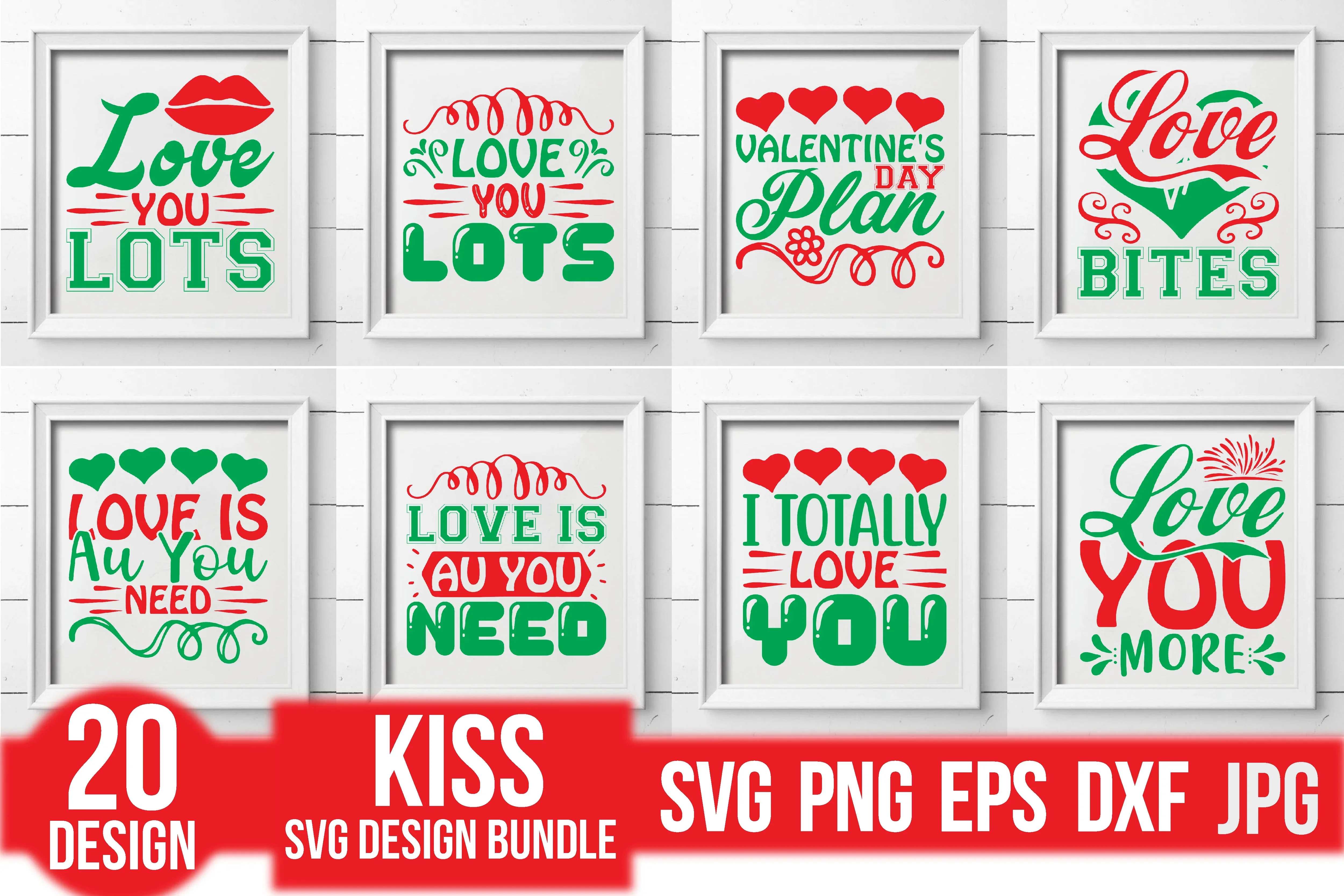Kiss SVG Bundle - Image 3