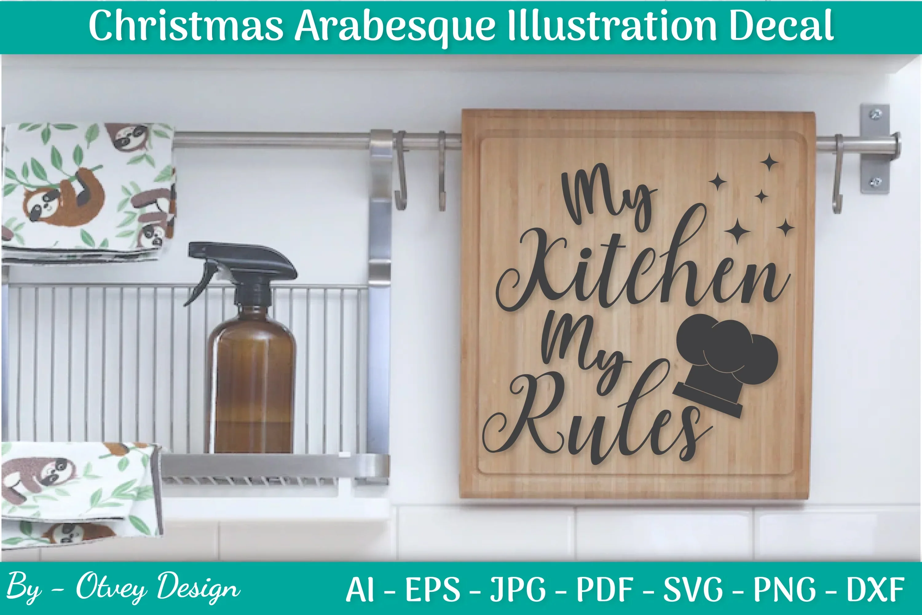 Kitchen Decal SVG Bundle