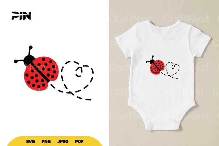 Ladybug Path SVG Bundle