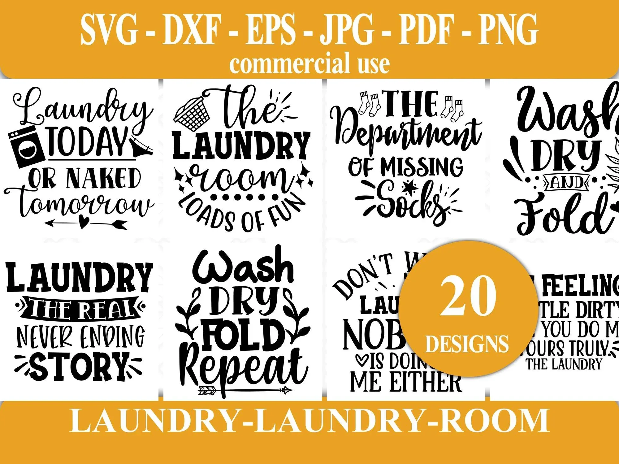 Laundry Room SVG