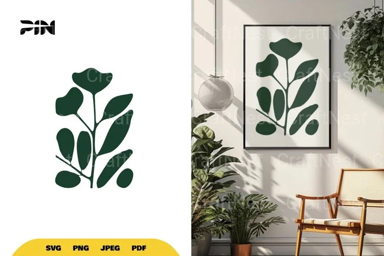 Leaves Wall Cut File SVG Bundle - Clipart Bundle