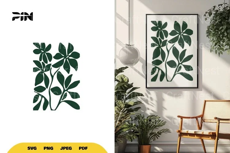 Leaves Wall Cut File SVG Bundle - Clipart Bundle